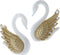 Swan White Gold 4 Inch