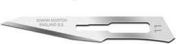 Swann Morton Skalpelmesjes no. 11 / 100 st. Swann Morton Niet steriel RVS
