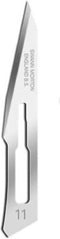 Swann Morton Skalpelmesjes no. 11 / 100 st. Swann Morton Niet steriel RVS