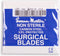 Swann Morton Skalpelmesjes no. 21 / 100 st. Swann Morton Niet steriel RVS
