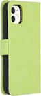 iMoshion Hoesje Geschikt voor iPhone 11 Hoesje Met Pasjeshouder - iMoshion Uitneembare 2-in-1 Luxe Bookcase - Groen