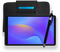 SwayTosh Tab D1 Zwart