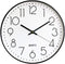 Outpicker Wanduhr - Wandklok - Stille niet-tikkende klok 30 cm - Wit Rose Goud 3D