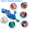 Clixo Itsy - Magnetisch speelgoed - 18 stuks - Blauw/geel