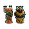 Grondlegger Home ESPRIT Groen Multicolour Porselein 20 x 20 x 32 cm (2 Stuks)
