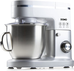 DOMO DO9231KR Keukenmachine - Keukenrobot - 1200W - 6L - Incl. blender - Wit/Zilver