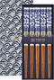 Tokyo Design Studio – Eetstokjes Giftbox – Golven Blauw – 5 stuks