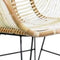 Sweet Living Rotan Kuipstoel Naturel - 69x67xH79 cm