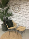 Sweet Living Rotan Kuipstoel Naturel - 69x67xH79 cm