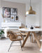 Sweet Living Rotan Kuipstoel Naturel - 69x67xH79 cm