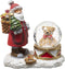 Sweeuwbol kleine beer en kerstman - 45MM - Snowglobe