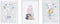 Bladen Crochetts Alice 33 x 43 x 2 cm 3 Onderdelen