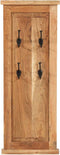 vidaXL - Kapstokken - 2 - st - 38x100 - cm - massief - acaciahout
