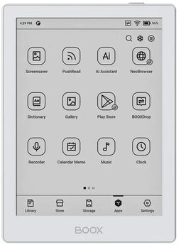 BOOX Go 6 - E-reader - 6" E Ink Carta 1300 - Wit