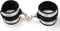 Fifty Shades Handboeien - Fluweel - Zilver/ Zwart