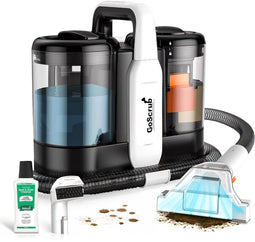 GoScrub® Vlekkenreiniger - Professionele Tapijtreiniger - Dieptereiniging voor Bank Auto Matras - Inclusief Schoonmaakmiddel