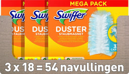 Swiffer Duster - Trap & Lock-navullingen - Voordeelverpakking 3 x 18 stuks