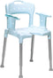 Swift douchestoel - blauw - Etac