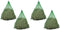 vidaXL - Hooinetten - 4 - st - rond - 1x1 - m - PP