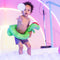 Swim Essentials | Groene Dier Splitring Dinosaurus Ø 55 cm
