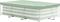 Swim Essentials Opzetzwembad - Frame Zwembad - Rechthoek - Groen/Wit Gestreept - 300 x 200 x 75 cm