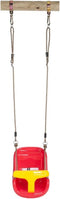 Swing King schommelzitje Baby deLuxe rood/geel -
