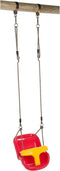 Swing King schommelzitje Baby deLuxe rood/geel -