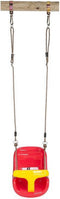Swing King schommelzitje Baby deLuxe rood/geel -
