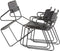 Swing stapelbare dining stoel antraciet rope Taste 4SO - 1 stuk