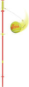 Swingball Classic - Tennispaal met All Surface Basis - Met Rackethouder & Grondspies - Rood/Geel