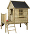 SwingKing Speelhuisje Camilla rood - 184x177x210cm