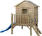 SwingKing Speelhuisje Camilla rood - 184x177x210cm