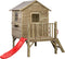 SwingKing Speelhuisje Camilla rood - 184x177x210cm