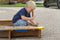 SwingKing Swingking Houten Zandbak met Waterbakken en Afdekzeil