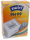 SWIRL - Stofzuigerzak PH99 - verp. 4st. - 6778340