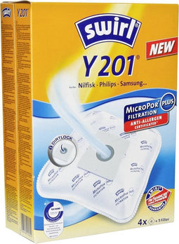Swirl Y201 MicroPor® Plus Stofzuigerzak 4 stuk(s)