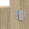 vidaXL - Wandkast - Make-up - Tafel - van - Sonoma - Eiken - 83x40x70 - cm
