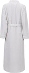 Heckettlane Badjas Wafel - Unisex Ochtendjas van 65% Gerecycled Katoen - GSM 450 - Wit