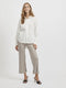 Vila Vigimas - L/s Shirt/su - Katoen - Wit