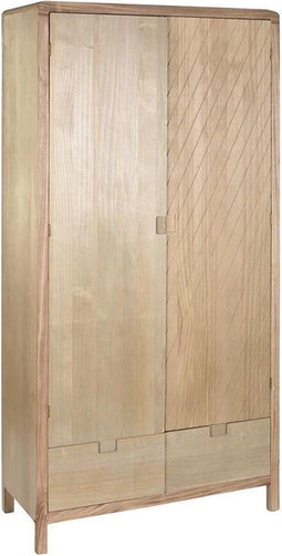Klerenkast DKD Home Decor Natuurlijk Pijnboom Hout MDF 90 x 40 x 180 cm