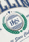 Ballin Amsterdam - Jongens Slim Fit T-shirt - Katoen 100% - Wit - Maat 164