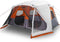 vidaXL - Tent - met - LED - 10-persoons - snelontgrendeling - lichtgrijs - en - oranje