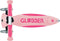 Globber Go Up Deluxe - Meegroeistep - 3-in-1 met zitje - Lichtgevende wielen - Pastel Pink