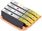 Renkforce RF-5718880 - Inktcartridge - Compatibel met Canon CLI-581BK/C/C/M/Y - Zwart Cyaan Magenta Geel (4-pack)