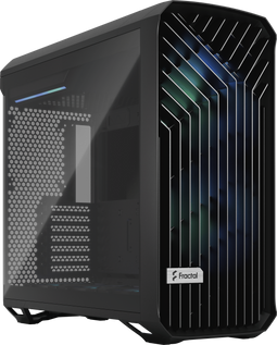 Fractal Design Torrent - Tower - 2x 180mm PWM RGB ventilatoren - Zwart
