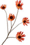 Silk-ka Kunstbloem-Zijde Rudbeckia Tak Oranje 82 cm