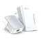 TP-Link TL-WPA4220T - Powerline adapter - AV600 - Wi-Fi kloon toets - (3 stuks)