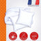 Splendor anti-mijtdekbed 240x260 cm - DODO - Warm - 100% volupt'air vulling - Wit + 2 60/60 kussens