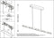 Steinhauer Bloc - hanglamp - 7 lichtpunten - staal - 120 cm