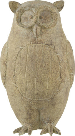 J-Line figuur Uil - polyresin - lichtbruin - large